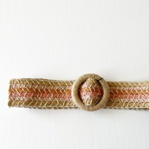 Zara Women bełt MULTICOLOURED JUTE BELT
Size 30